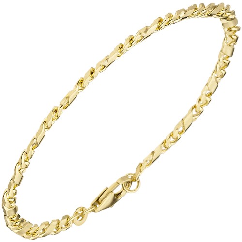 333 echt gelbgold armkette - echt,