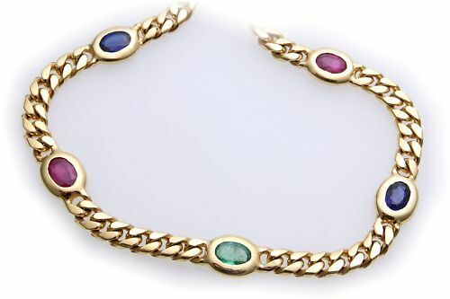 Armband echt gold - gold, 333