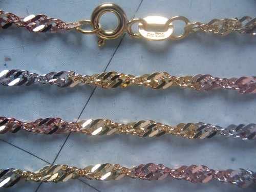 Gedrehtes armband farbig - gedrehtes, 3-farbig