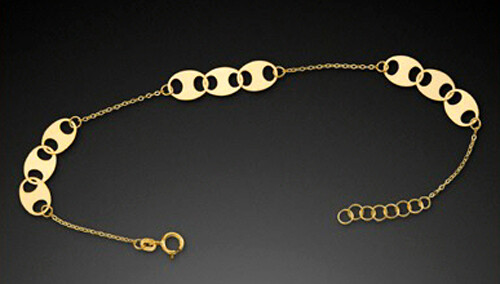 Echt gold feines armband - feines,