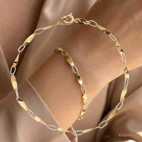 Armkette echt gold 333 - gold,