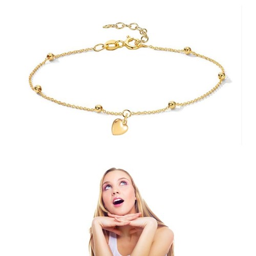 Damen kugelarmband mit herz - damen,